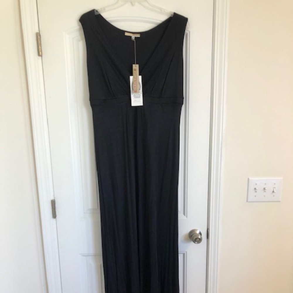 Olivia Harper, long, silk, maxi dress, V-neck, Womens Plus Size 3. NWT